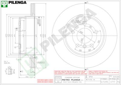 V717 PILENGA Тормозной диск