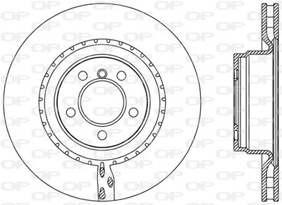 BDR250520 OPEN PARTS Тормозной диск