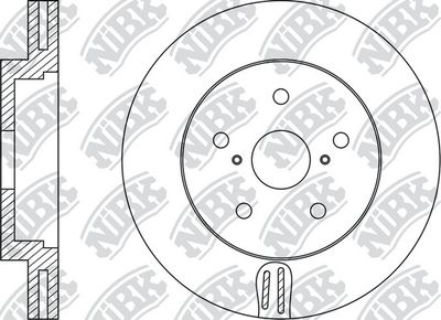 RN1527 NiBK Тормозной диск