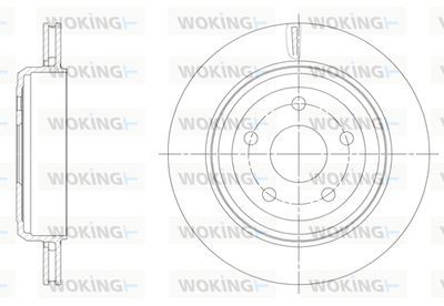 D6151310 WOKING Тормозной диск