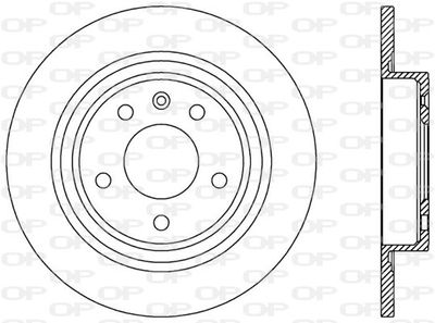 BDA253810 OPEN PARTS Тормозной диск