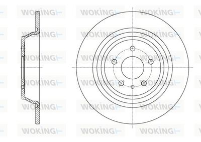 D6251600 WOKING Тормозной диск
