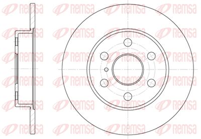 6125800 REMSA Тормозной диск