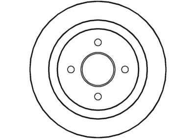 NBD208 NATIONAL Тормозной диск