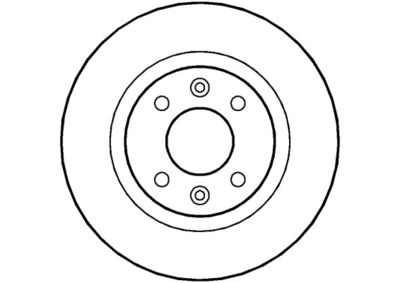 NBD245 NATIONAL Тормозной диск