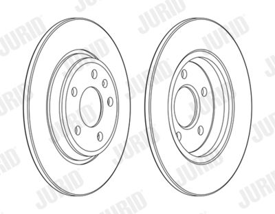 563177JC JURID Тормозной диск