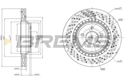 CD8177V BREMSI Тормозной диск