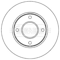 BBD5214 BORG & BECK Тормозной диск