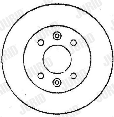 561345JC JURID Тормозной диск