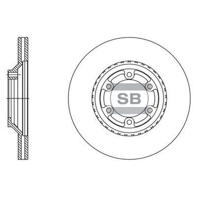 SD1126 Hi-Q Тормозной диск