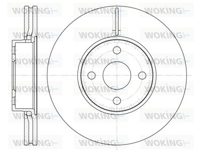 D670410 WOKING Тормозной диск