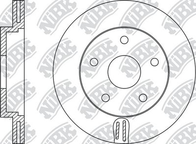 RN1417 NiBK Тормозной диск