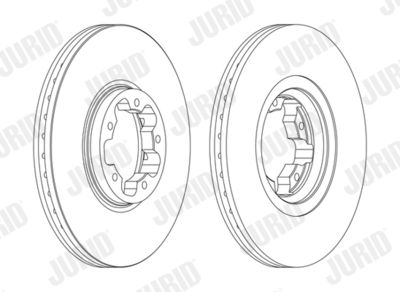 562141J JURID Тормозной диск