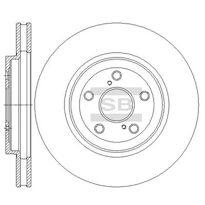 SD4033 Hi-Q Тормозной диск