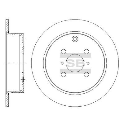 SD4073 Hi-Q Тормозной диск