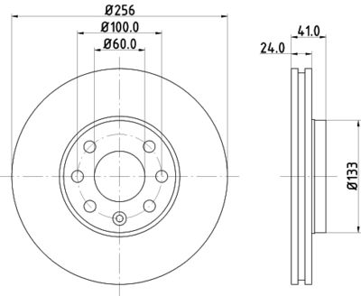 PCD10292 DON Тормозной диск