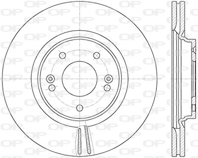 BDR281120 OPEN PARTS Тормозной диск