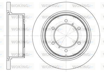 D655200 WOKING Тормозной диск