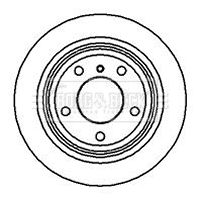 BBD4218 BORG & BECK Тормозной диск