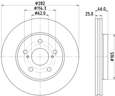 ND1137K NISSHINBO Тормозной диск