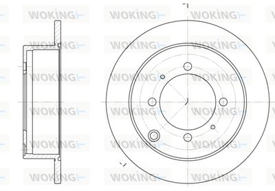 D683800 WOKING Тормозной диск