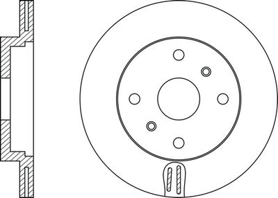 FR0228V FIT Тормозной диск