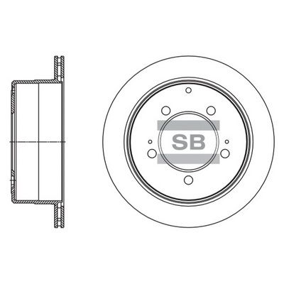 SD4099 Hi-Q Тормозной диск