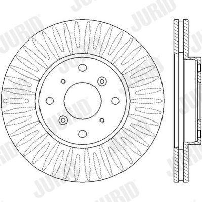 562458J JURID Тормозной диск