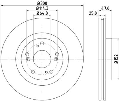 ND8039K NISSHINBO Тормозной диск