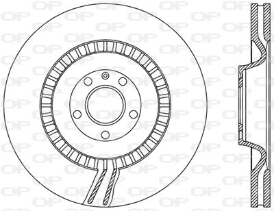 BDR247520 OPEN PARTS Тормозной диск