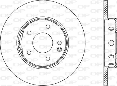 BDR131210 OPEN PARTS Тормозной диск