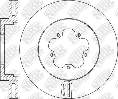 RN2077 NiBK Тормозной диск