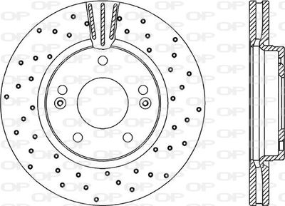 BDRS213825 OPEN PARTS Тормозной диск