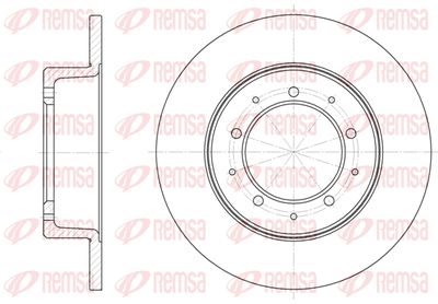 633300 REMSA Тормозной диск