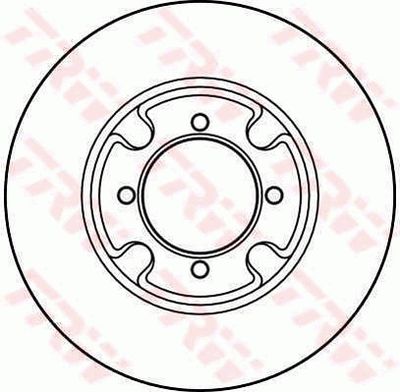 DF1987 TRW Тормозной диск