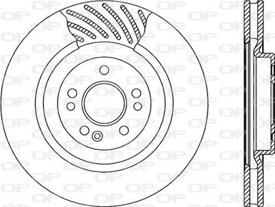 BDR193320 OPEN PARTS Тормозной диск