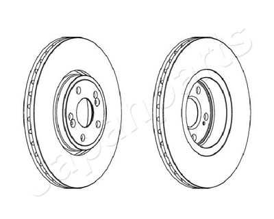 DI0704 JAPANPARTS Тормозной диск