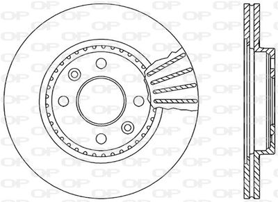 BDA146220 OPEN PARTS Тормозной диск