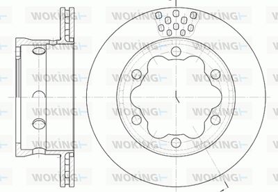 D662310 WOKING Тормозной диск