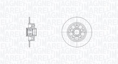 361302040819 MAGNETI MARELLI Тормозной диск