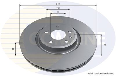 ADC4010V COMLINE Тормозной диск