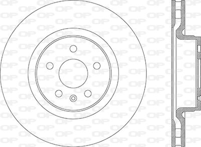 BDR287320 OPEN PARTS Тормозной диск