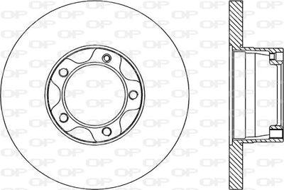 BDR157810 OPEN PARTS Тормозной диск