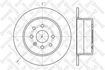 60203619SX STELLOX Тормозной диск