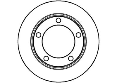 NBD251 NATIONAL Тормозной диск