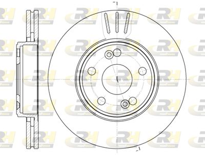 662210 ROADHOUSE Тормозной диск