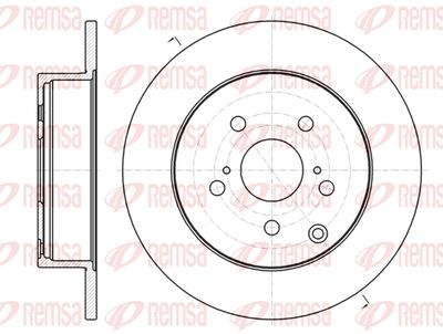 6135000 REMSA Тормозной диск