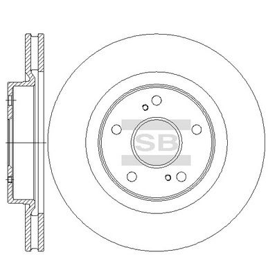 SD4801 Hi-Q Тормозной диск