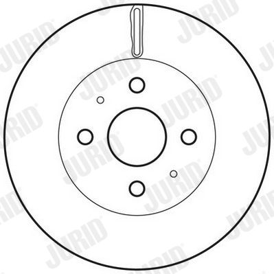 562832JC JURID Тормозной диск