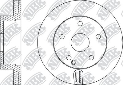 RN1510 NiBK Тормозной диск
